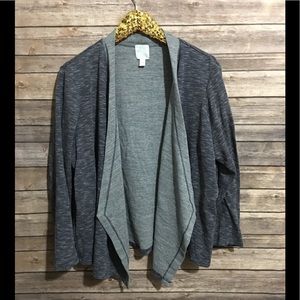 Sunday fly front blue cardigan warm yoga